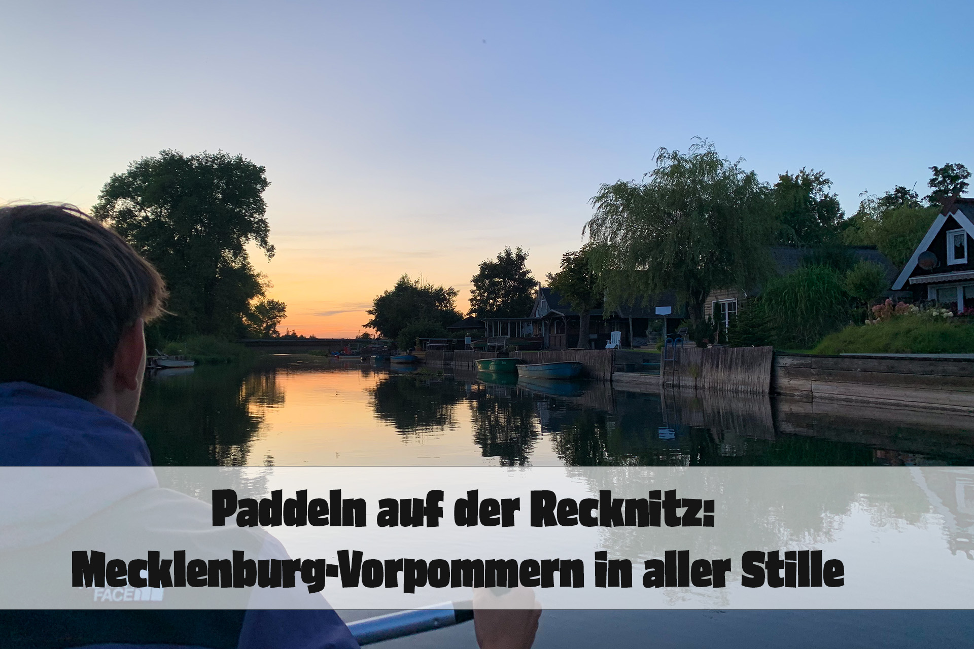 Paddeln auf der Recknitz